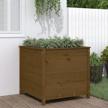 Fioriera da Giardino Ambra 82,5x82,5x78 cm Legno Massello Pino