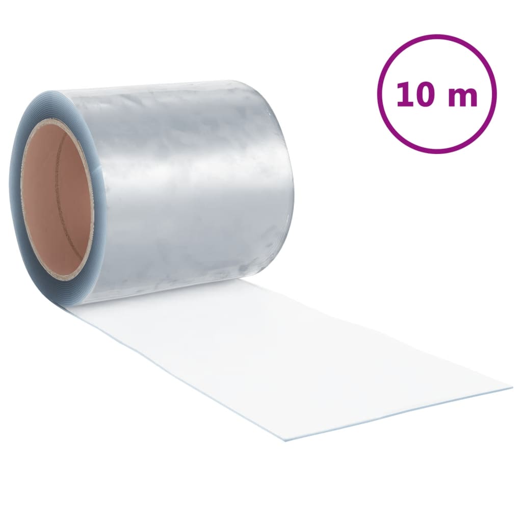 Tenda per Porte Trasparente 200 mm x 1,6 mm 10 m in PVC