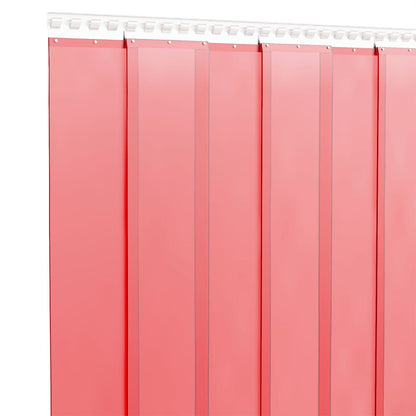 Tenda per Porte Rossa 200 mm x 1,6 mm 10 m in PVC