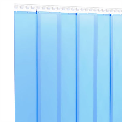 Tenda per Porte Blu 200 mm x 1,6 mm 50 m in PVC