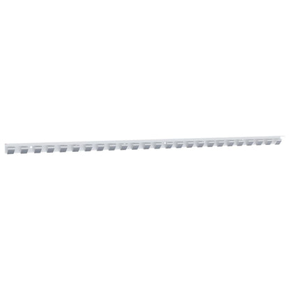 Binario di Montaggio Argento 1 m Acciaio Inox