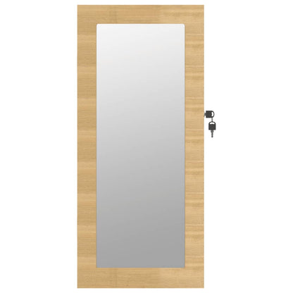 Armadio Portagioie con Specchio a Muro 30x8,5x67 cm