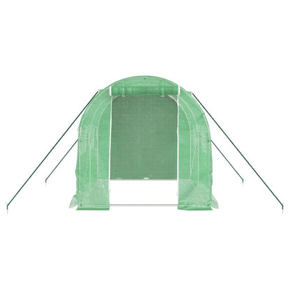 Serra con Telaio in Acciaio Verde 4 mÂ² 2x2x2 m