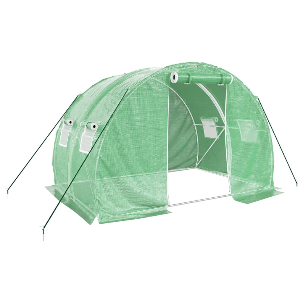 Serra con Telaio in Acciaio Verde 6 mÂ² 3x2x2 m