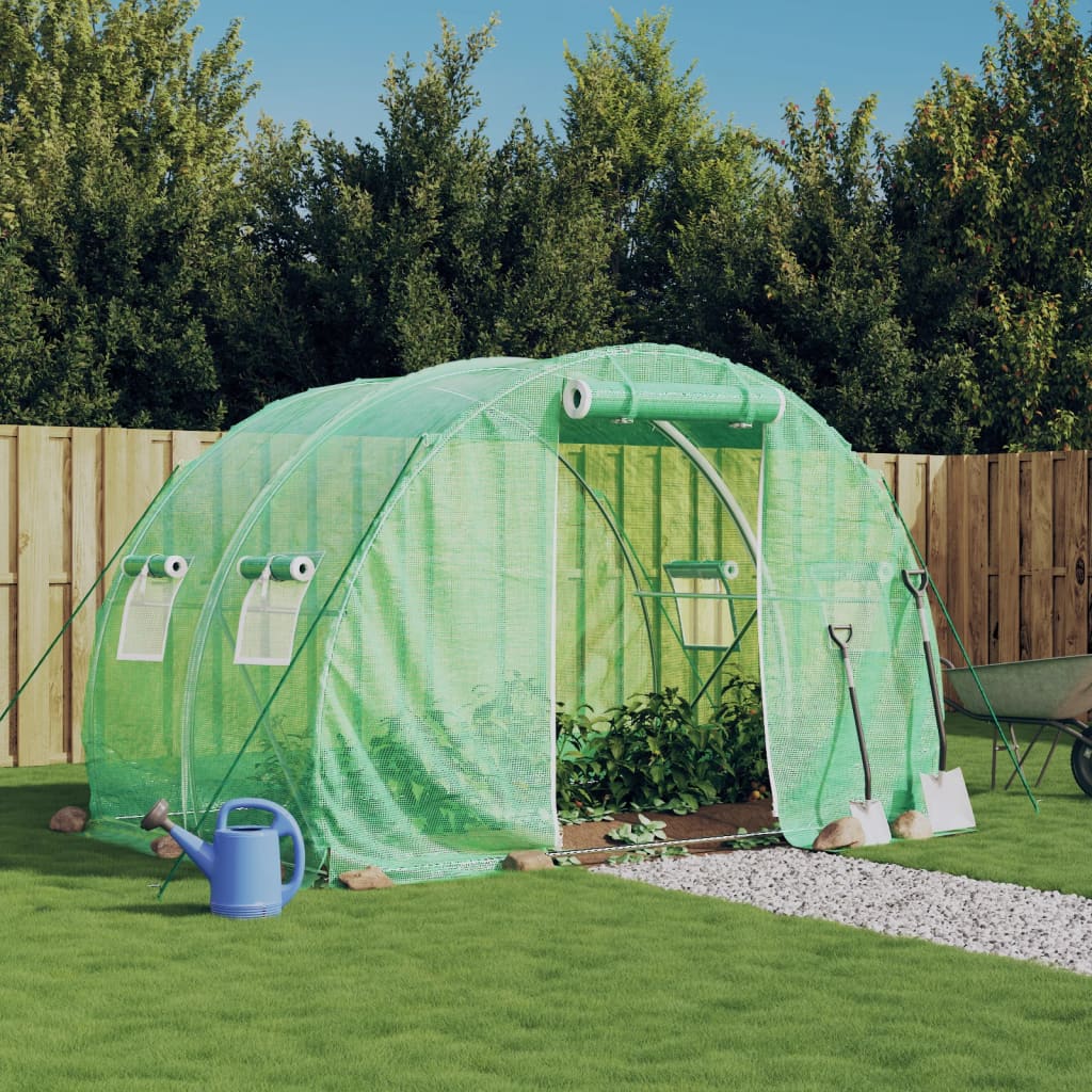 Serra con Telaio in Acciaio Verde 6 mÂ² 3x2x2 m
