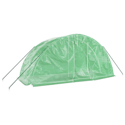 Serra con Telaio in Acciaio Verde 10 mÂ² 5x2x2,3 m