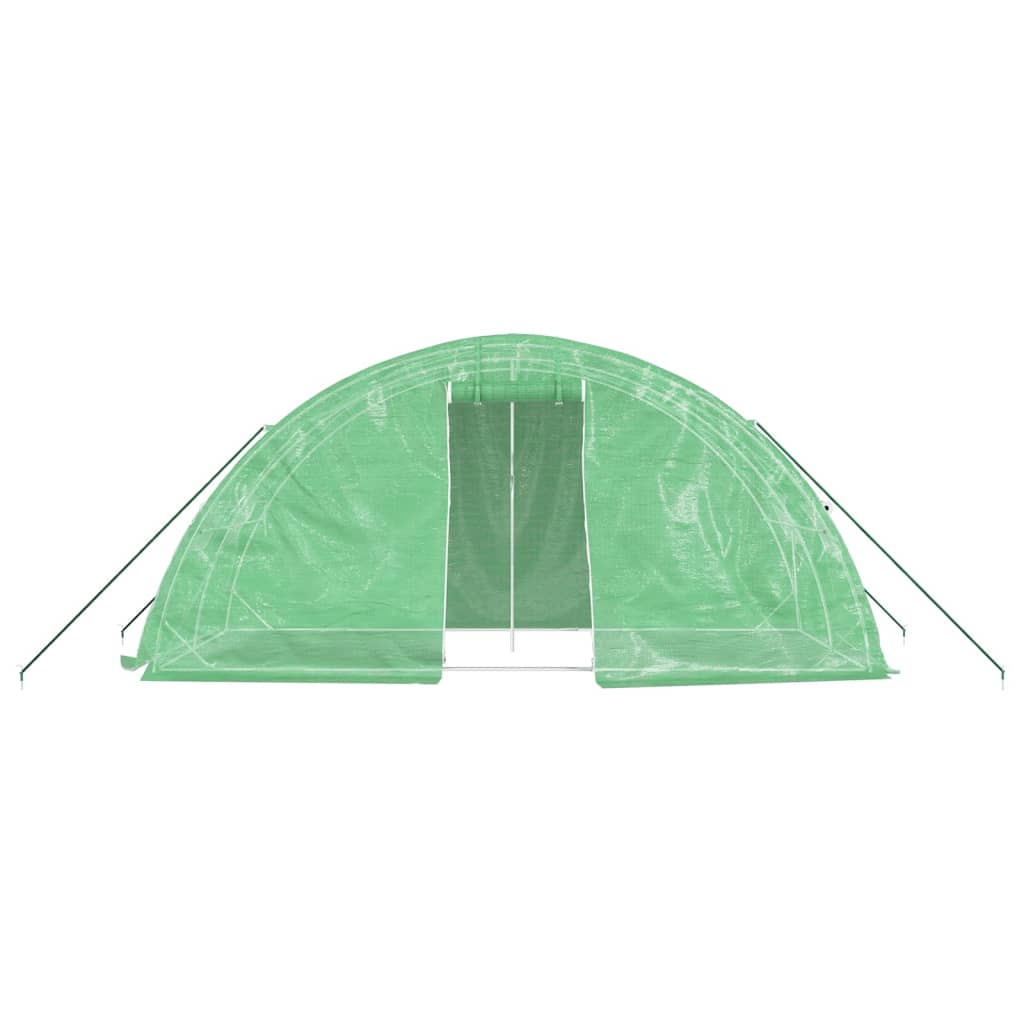 Serra con Telaio in Acciaio Verde 10 mÂ² 5x2x2,3 m