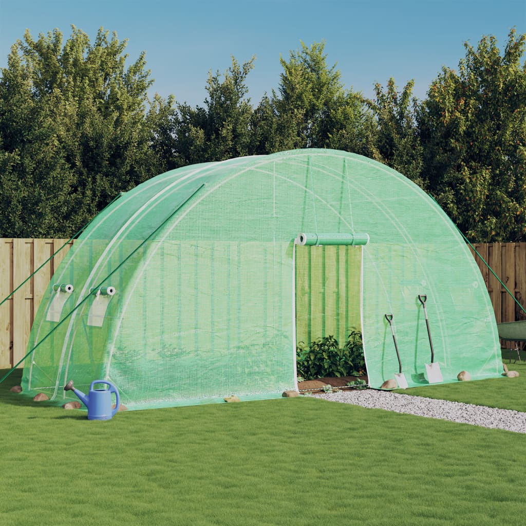 Serra con Telaio in Acciaio Verde 12 mÂ² 6x2x2,85 m