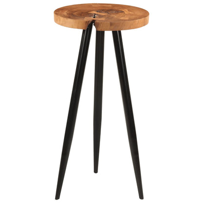 Tavolo da Bar in Legno Ã˜53x105 cm Legno Massello di Acacia