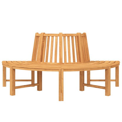 Panca per Albero Semi Circolare Ã˜201 cm Legno Massello di Teak