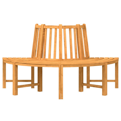Panca per Albero Semi Circolare Ã˜160 cm Legno Massello di Teak