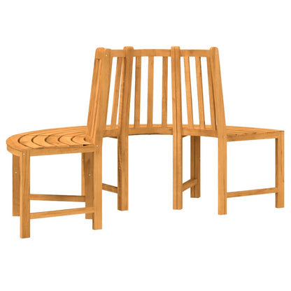 Panca per Albero Semi Circolare Ã˜160 cm Legno Massello di Teak