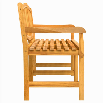 Panca da Giardino 149,5x60x90 cm in Legno Massello di Teak