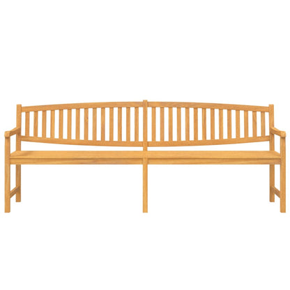 Panca da Giardino 228x59,5x90 cm in Legno Massello di Teak
