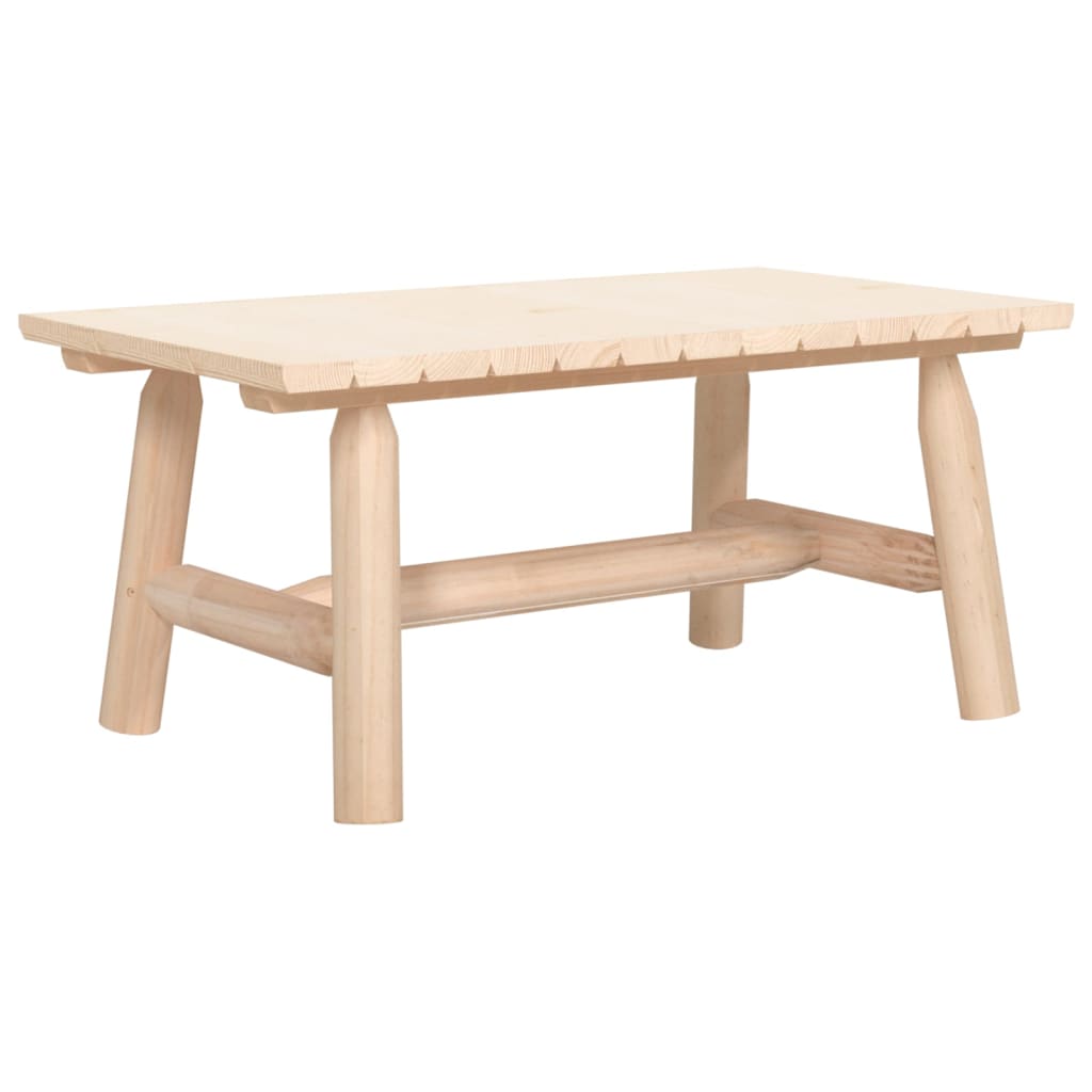 Set Divani da Giardino 4 pz in Legno Massello di Abete