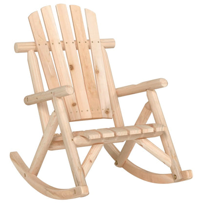 Set Divani da Giardino 3 pz in Legno Massello di Abete