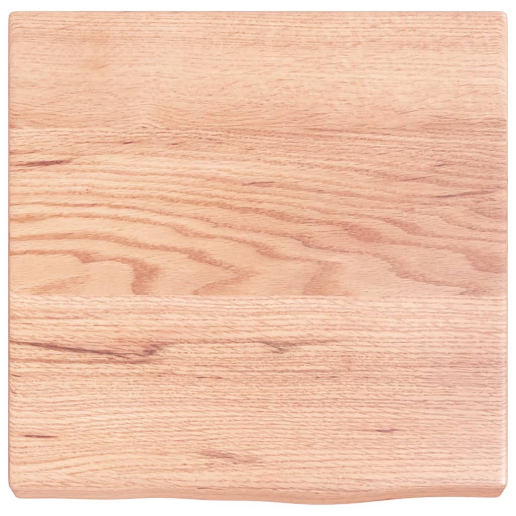 Piano Bagno Marrone 40x40x(2-4) cm Legno Massello Trattato