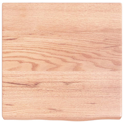 Piano Bagno Marrone 40x40x(2-4) cm Legno Massello Trattato