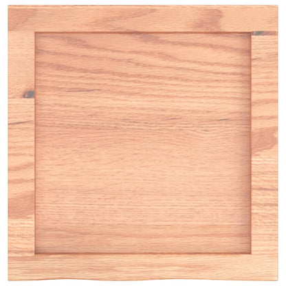 Piano Bagno Marrone 40x40x(2-4) cm Legno Massello Trattato