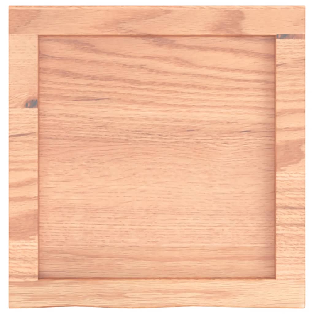 Piano Bagno Marrone 40x40x(2-6) cm Legno Massello Trattato
