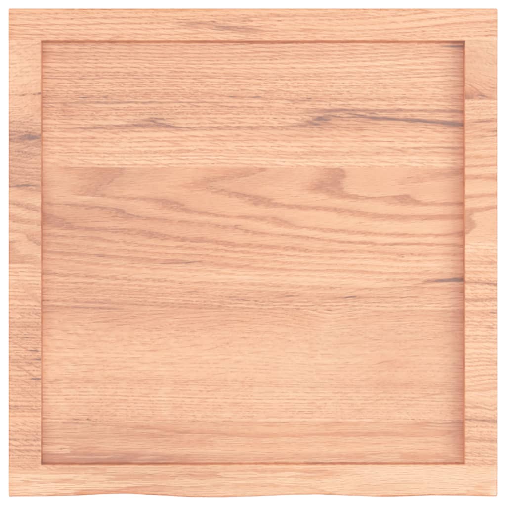 Piano Bagno Marrone 60x60x(2-4) cm Legno Massello Trattato