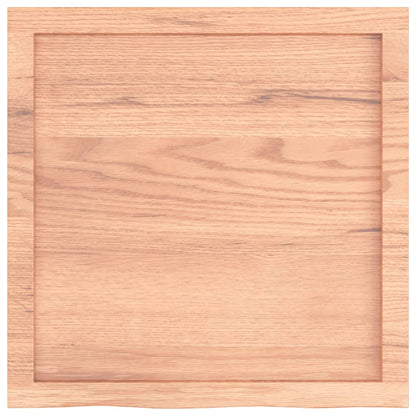 Piano Bagno Marrone 60x60x(2-4) cm Legno Massello Trattato