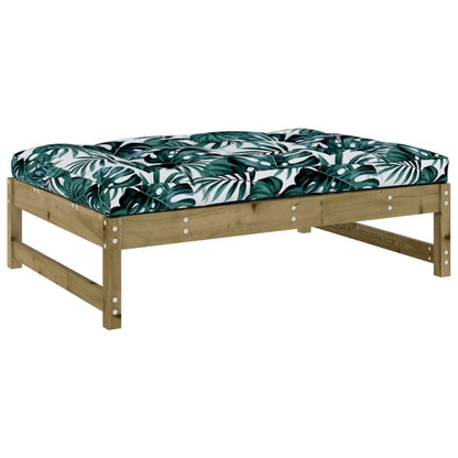 Set Divani da Giardino 4pz con Cuscini Legno Impregnato di Pino