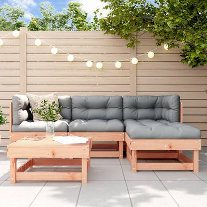 Set Salotto da Giardino 5 pz in Legno Massello di Douglas