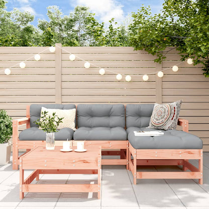Set Salotto da Giardino 5 pz in Legno Massello di Douglas