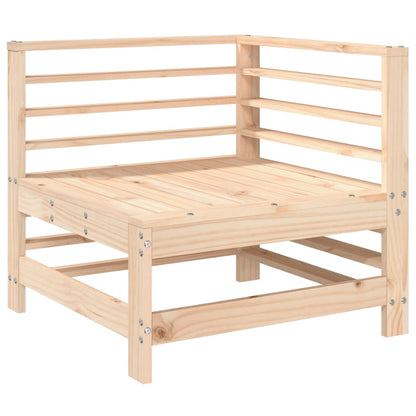 Set Salotto da Giardino 9 pz in Legno Massello di Pino