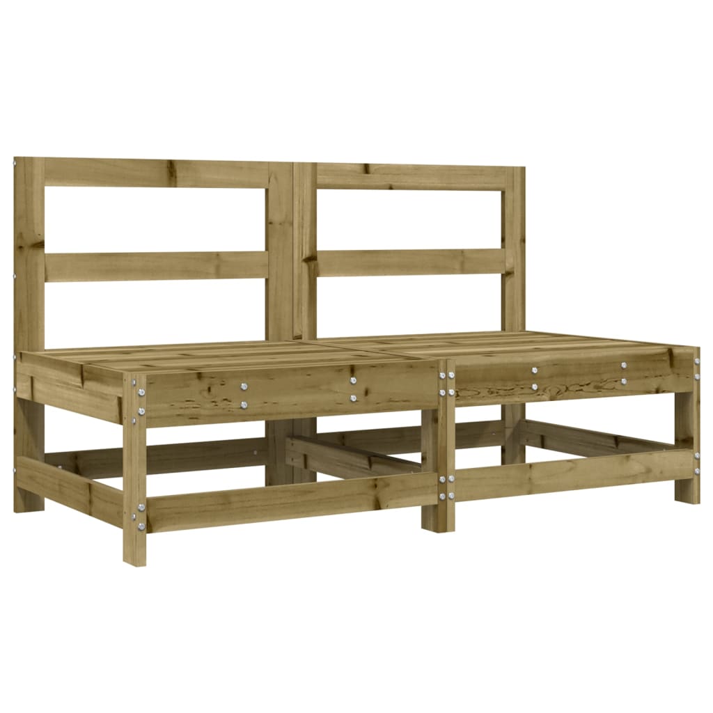 Set Salotto da Giardino 8 pz in Legno Impregnato di Pino