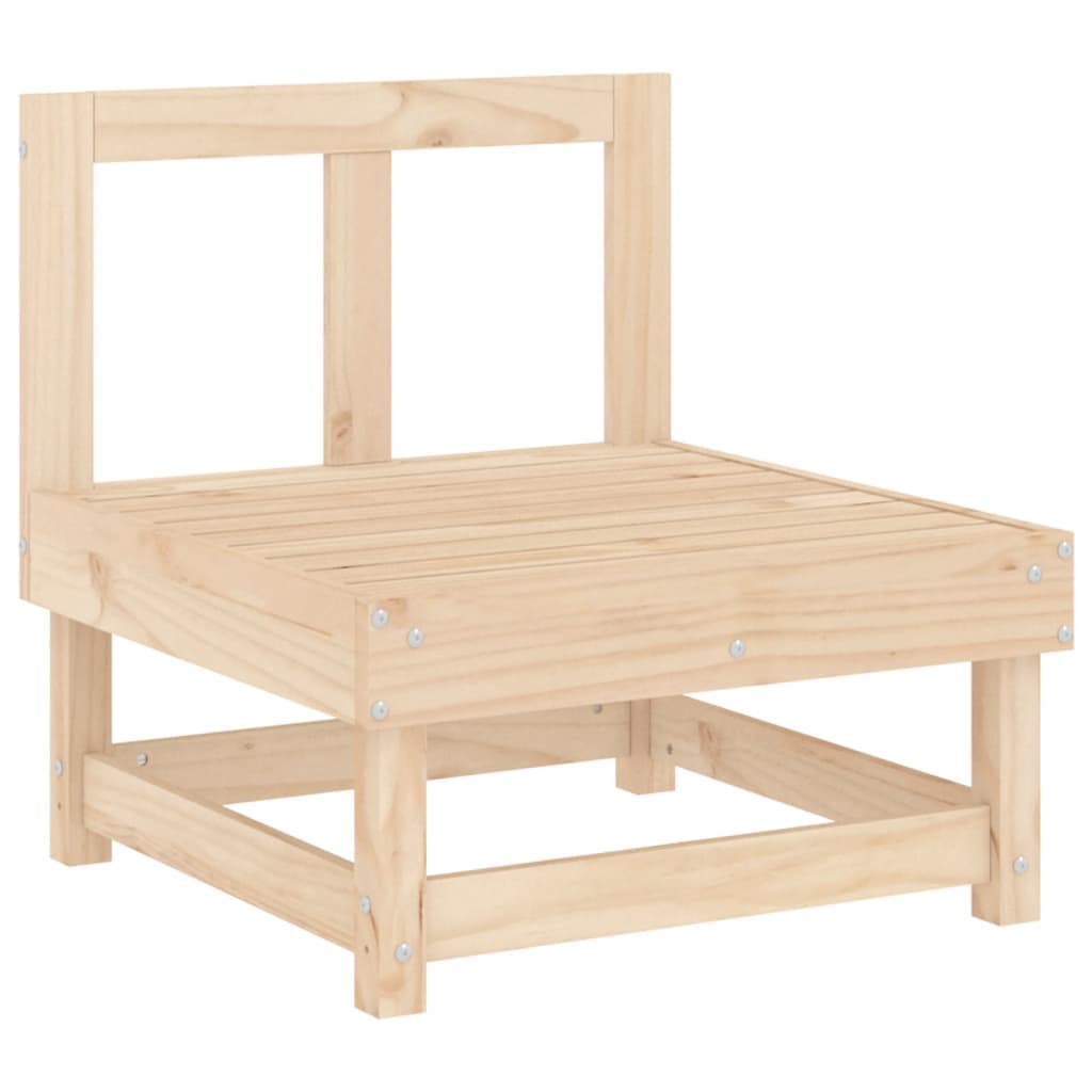 Set Salotto da Giardino 4 pz in Legno Massello di Pino