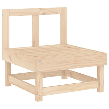 Set Salotto da Giardino 4 pz in Legno Massello di Pino