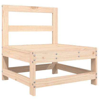 Set Salotto da Giardino 4 pz in Legno Massello di Pino
