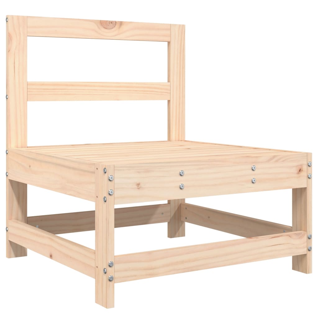Set Salotto da Giardino 4 pz in Legno Massello di Pino