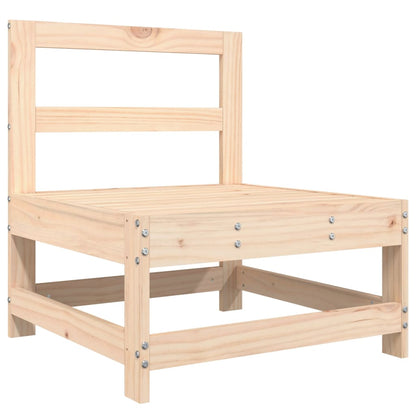Set Salotto da Giardino 4 pz in Legno Massello di Pino