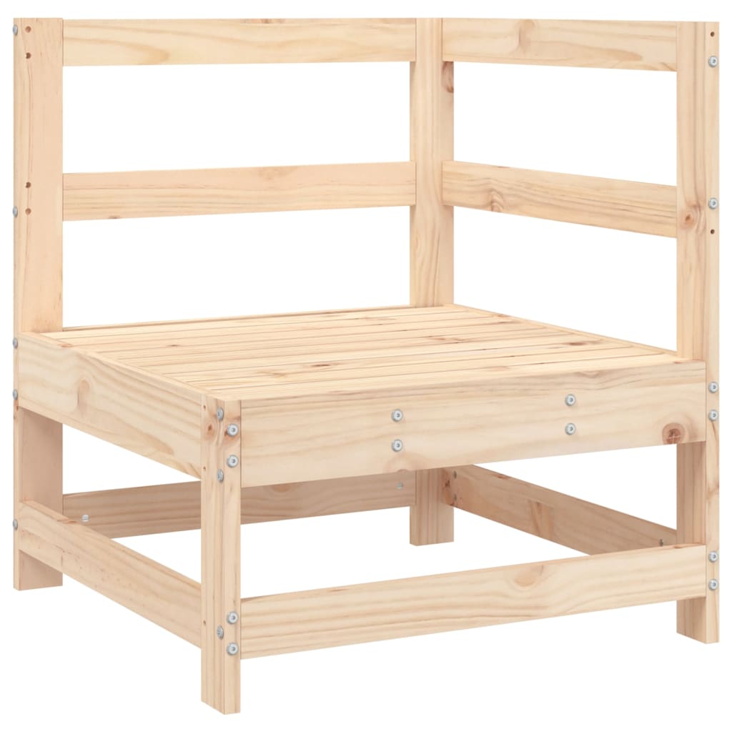 Set Salotto da Giardino 4 pz in Legno Massello di Pino