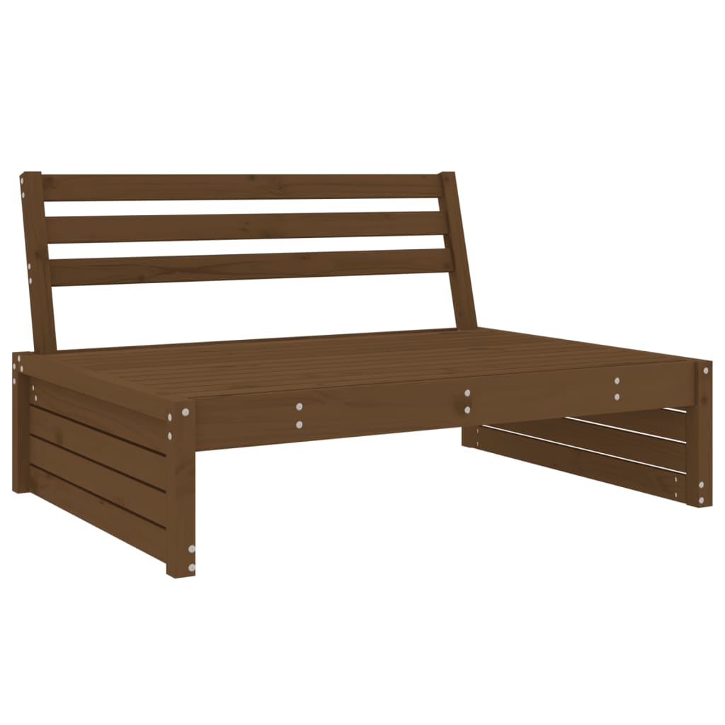 Set Salotto da Giardino 2 pz Ambra in Legno Massello di Pino