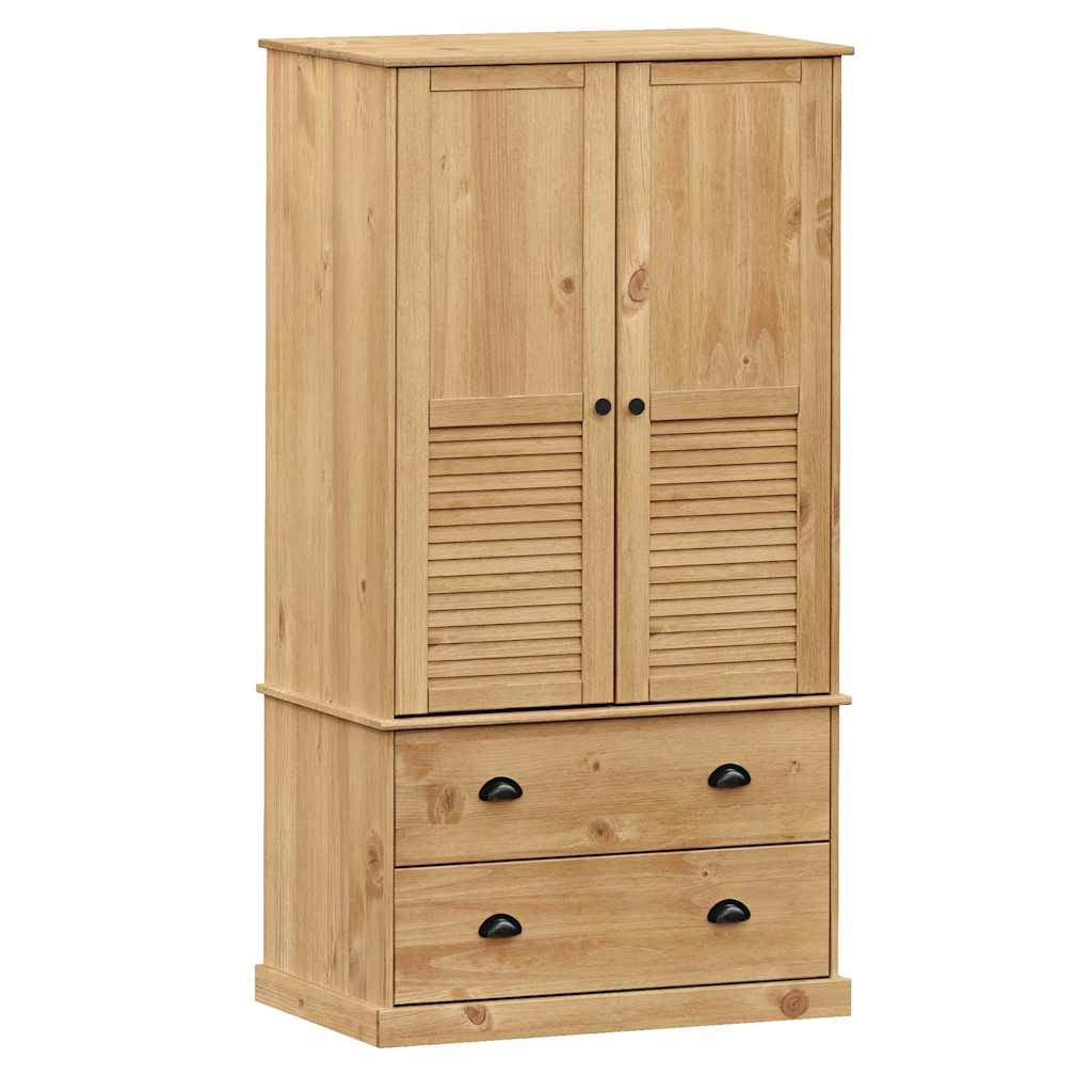 Armadio VIGO 90x55x170 cm in Legno Massello di Pino