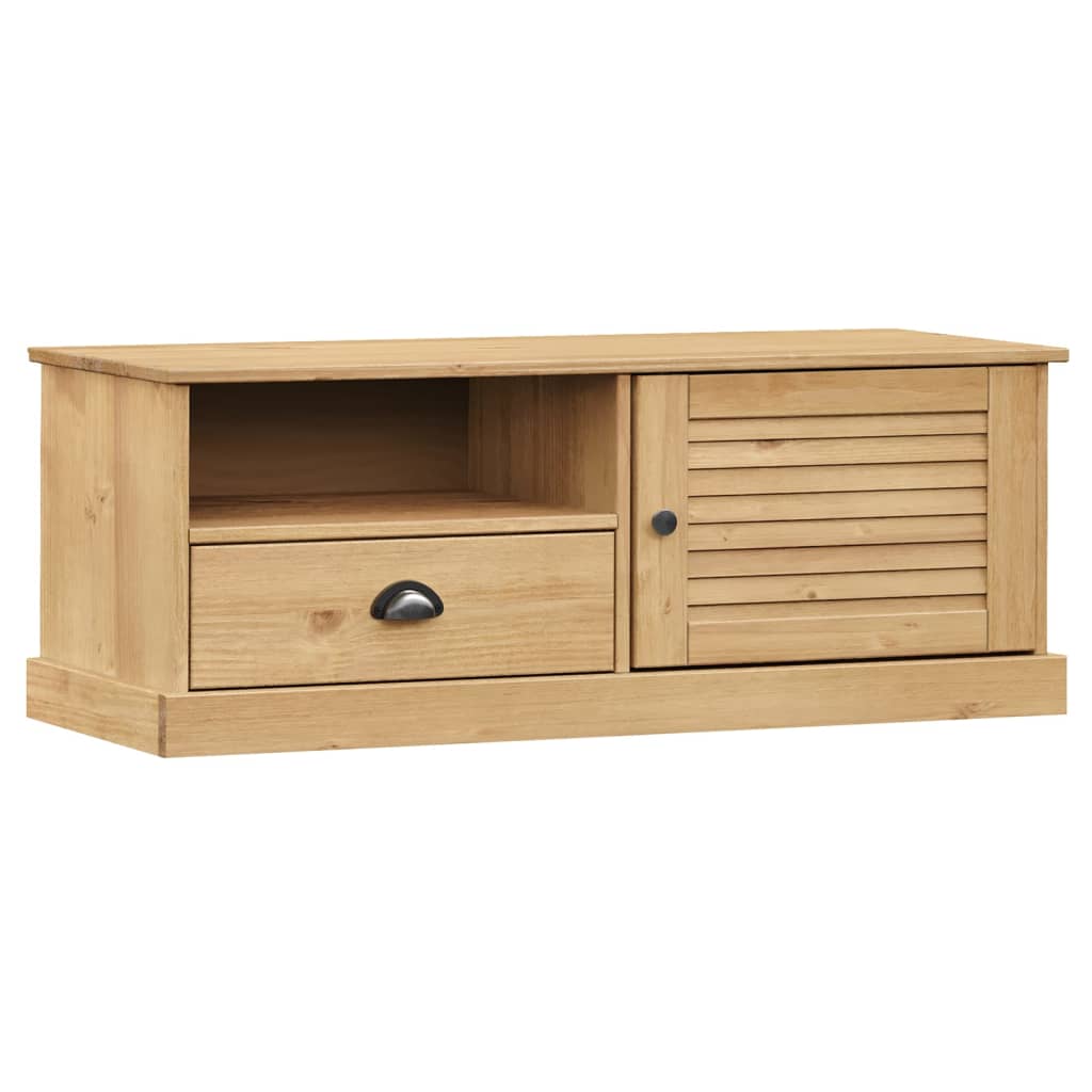 Mobile Porta TV VIGO 106x40x40 cm in Legno Massello di Pino