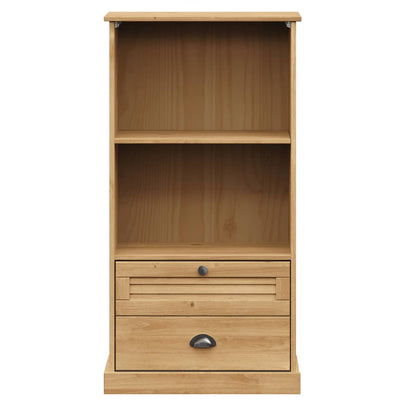 Libreria VIGO 60x35x114,5 cm in Legno Massello di Pino