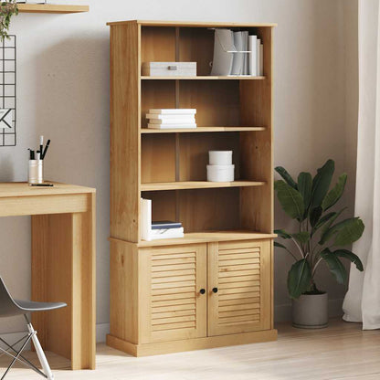 Libreria VIGO 85x35x170 cm in Legno Massello di Pino