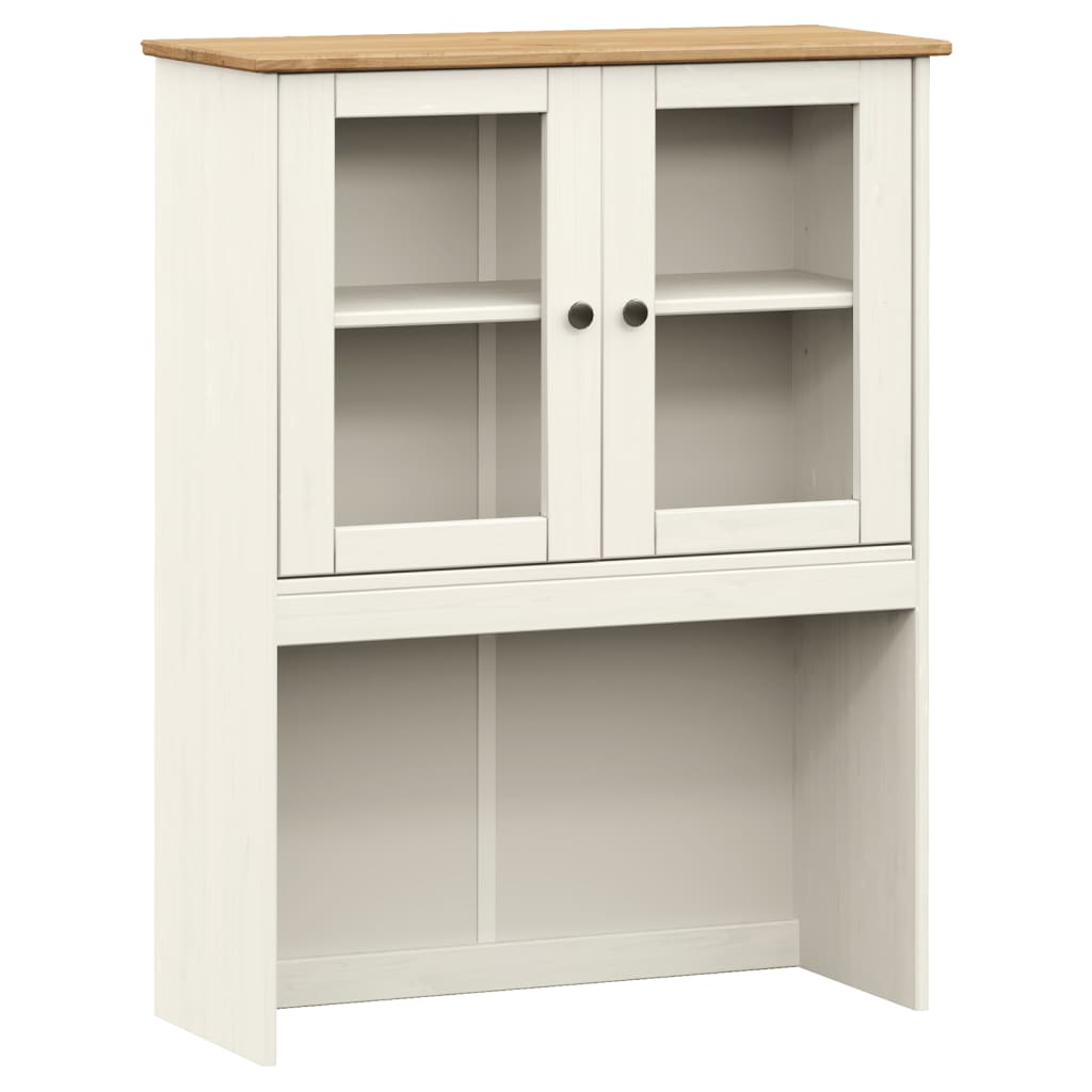 Piano ComÃƒÂ² VIGO Bianco 78x30x100 cm in Legno Massello di Pino