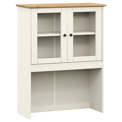 Piano ComÃƒÂ² VIGO Bianco 78x30x100 cm in Legno Massello di Pino