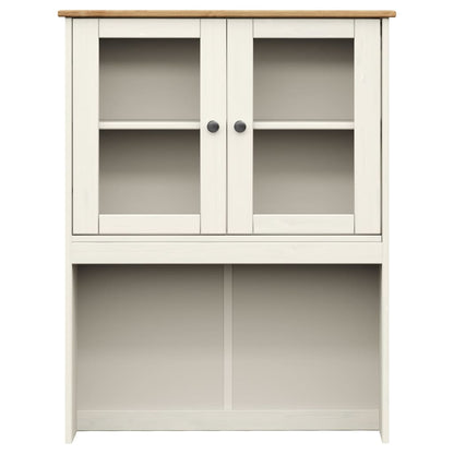 Piano ComÃƒÂ² VIGO Bianco 78x30x100 cm in Legno Massello di Pino