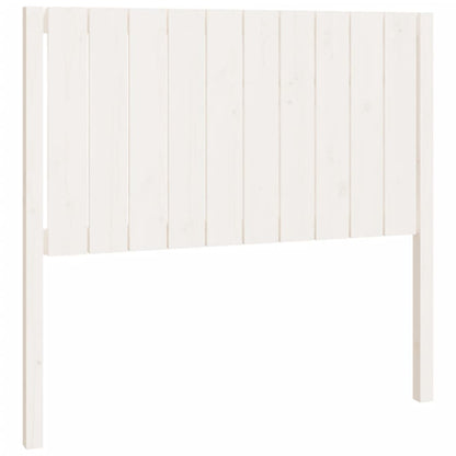 Testiera Bianca 105,5x4x100 cm in Legno Massello di Pino