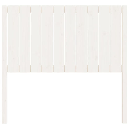 Testiera Bianca 105,5x4x100 cm in Legno Massello di Pino