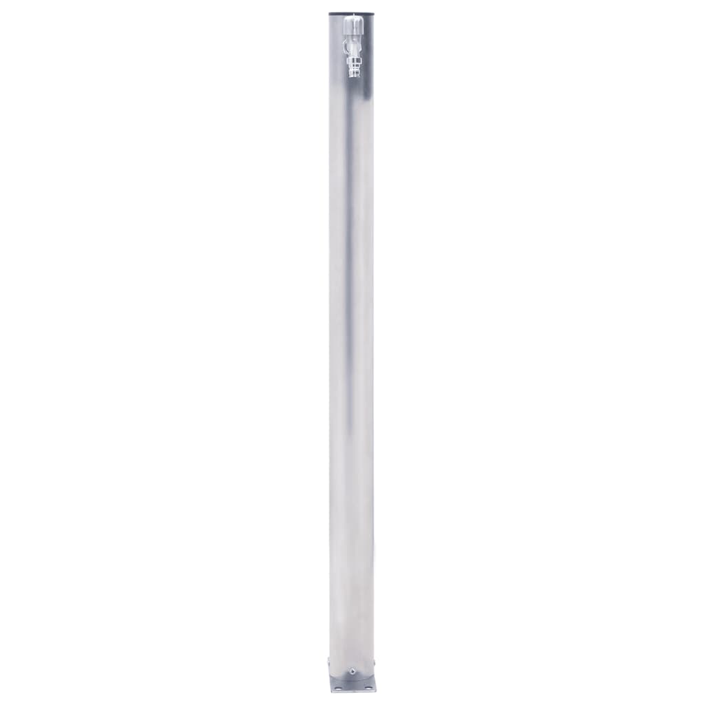 Colonna d'Acqua da Giardino 40 cm Acciaio Inox Rotonda