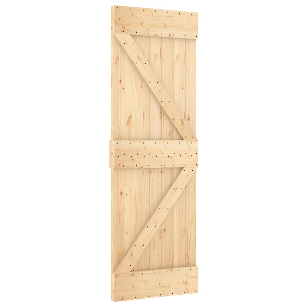 Porta NARVIK 70x210 cm in Legno Massello di Pino
