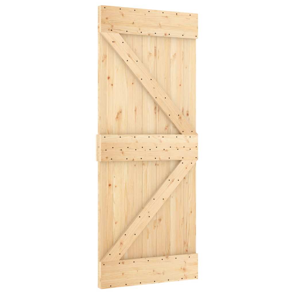 Porta NARVIK 85x210 cm in Legno Massello di Pino